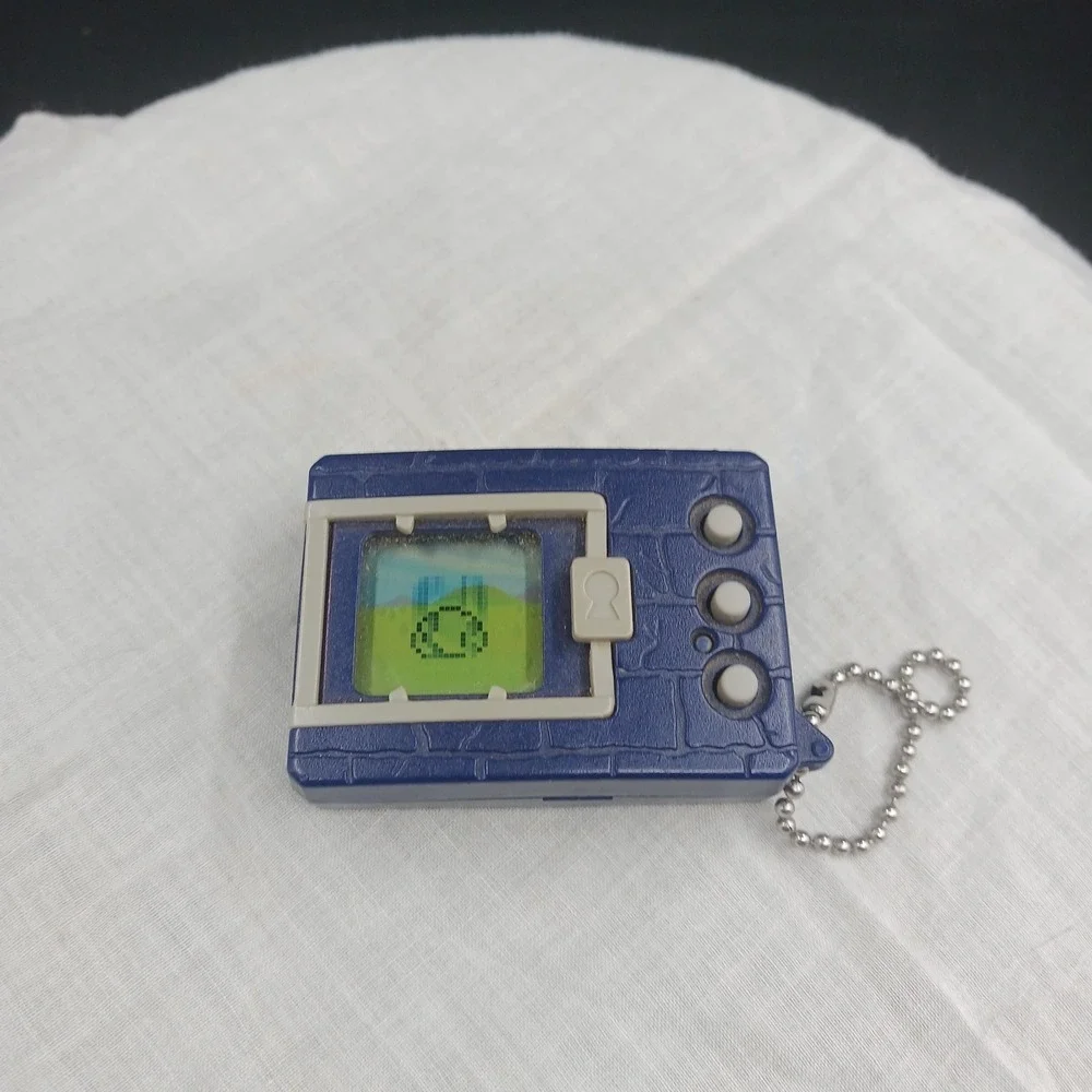 Vintage 1997 Bandai Digimon Digivice Digital Monster Game Blue | TESTED **screen